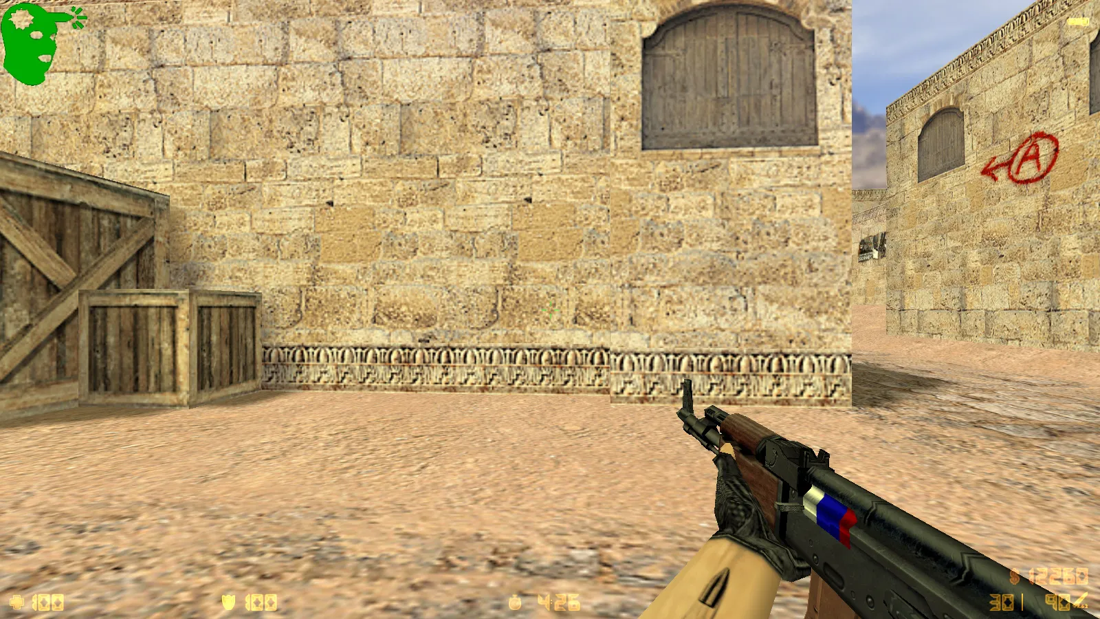 Скриншот CS 1.6 Элитный спецназ России: скины оружия, HD-модели v_/p_/w_, звуки и оптимизированный конфиг