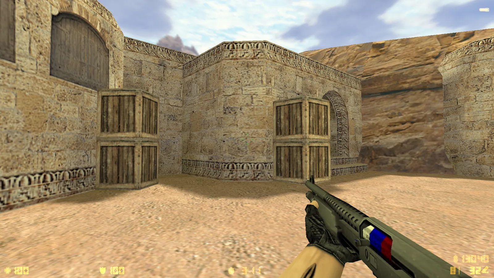 Скриншот  CS 1.6 Элитный спецназ России: скины оружия, HD-модели v_/p_/w_, звуки и оптимизированный конфиг