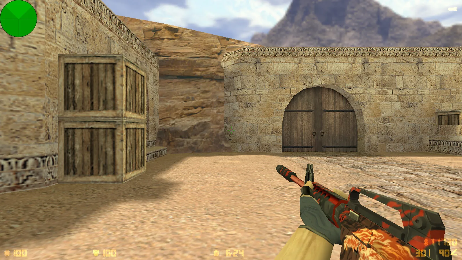 Скриншот CS 1.6 от Elson: блогерская сборка с 9 новшествами, скины оружия, красные/синие модели, черное меню и оптимизированный конфиг