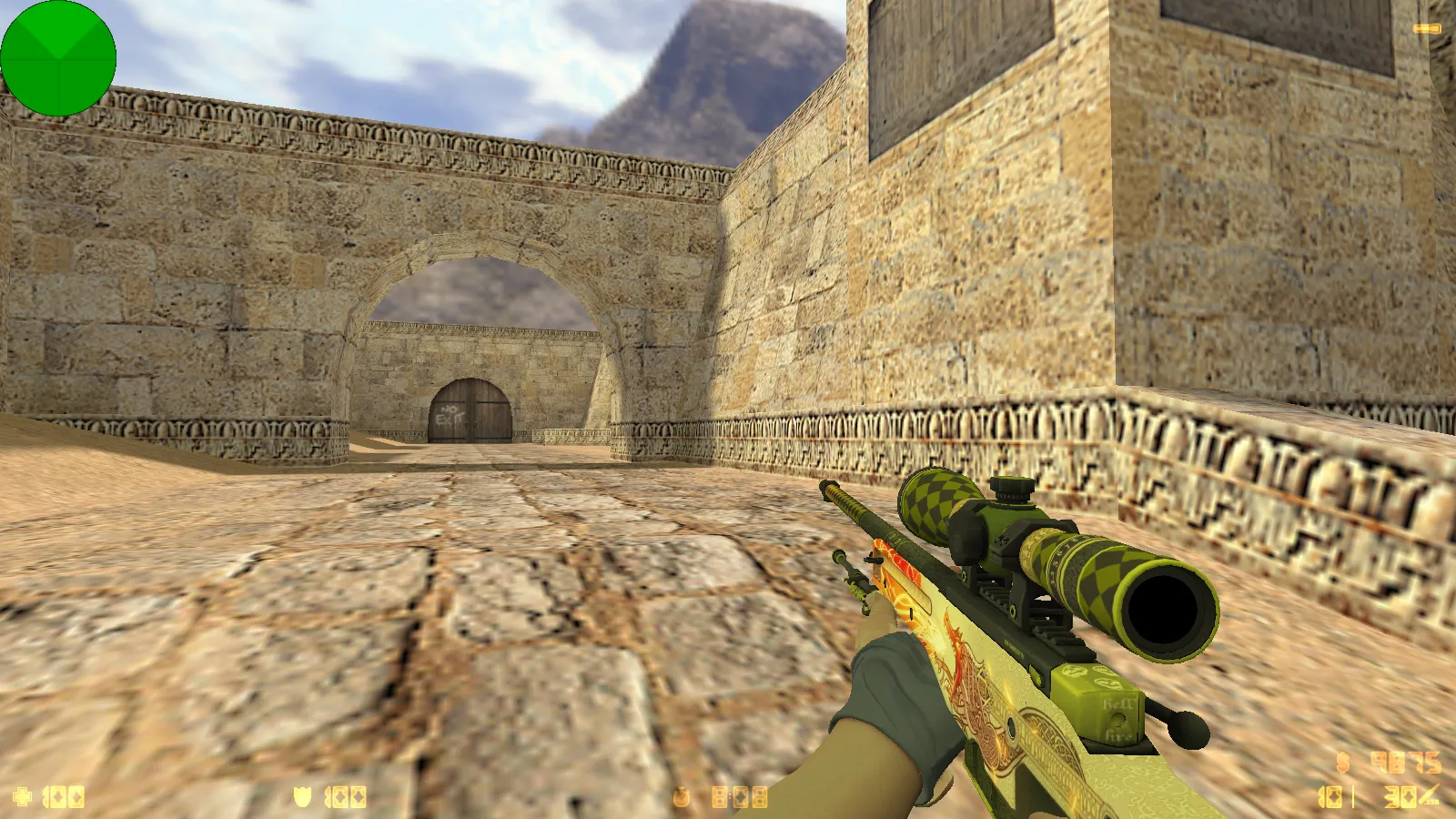 Скриншот  CS 1.6 от Elson: блогерская сборка с 9 новшествами, скины оружия, красные/синие модели, черное меню и оптимизированный конфиг