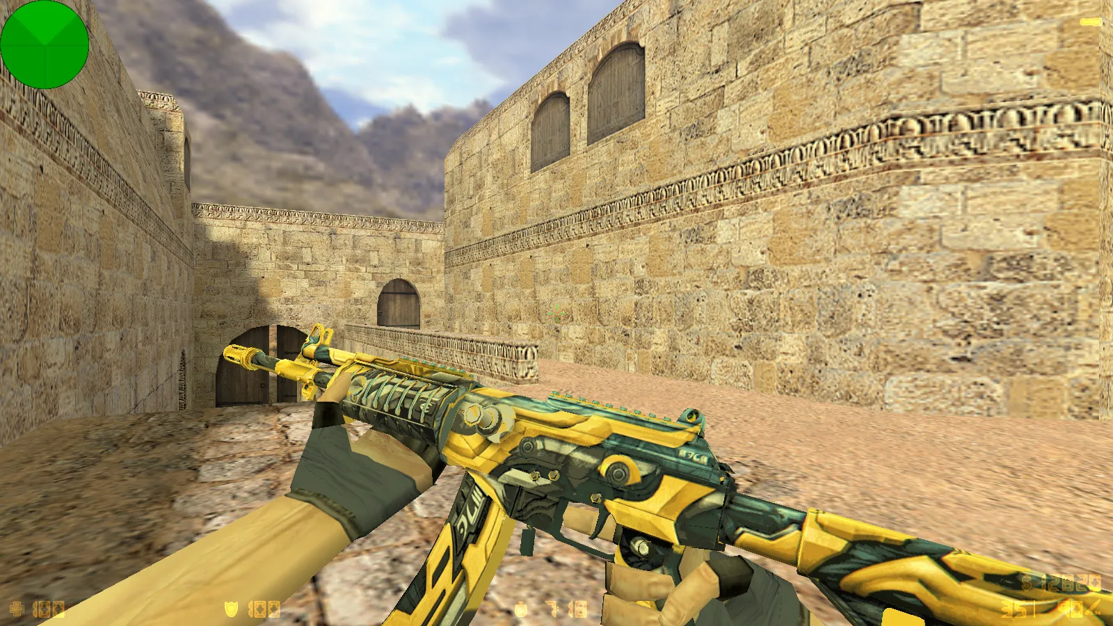 Скриншот  CS 1.6 от Elson: блогерская сборка с 9 новшествами, скины оружия, красные/синие модели, черное меню и оптимизированный конфиг