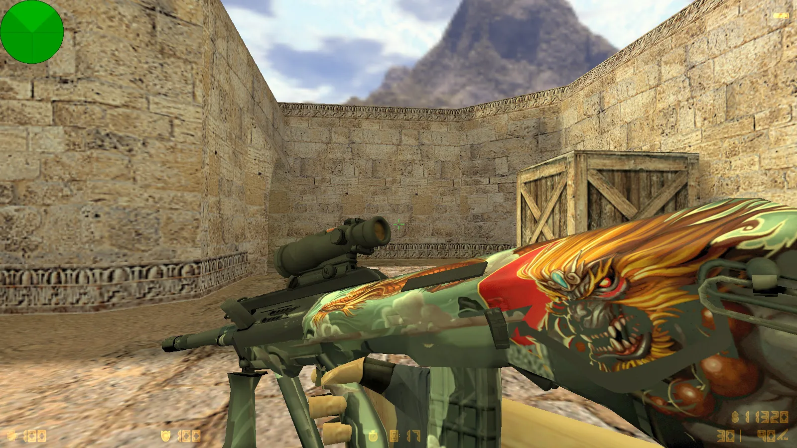 Скриншот  CS 1.6 от Elson: блогерская сборка с 9 новшествами, скины оружия, красные/синие модели, черное меню и оптимизированный конфиг