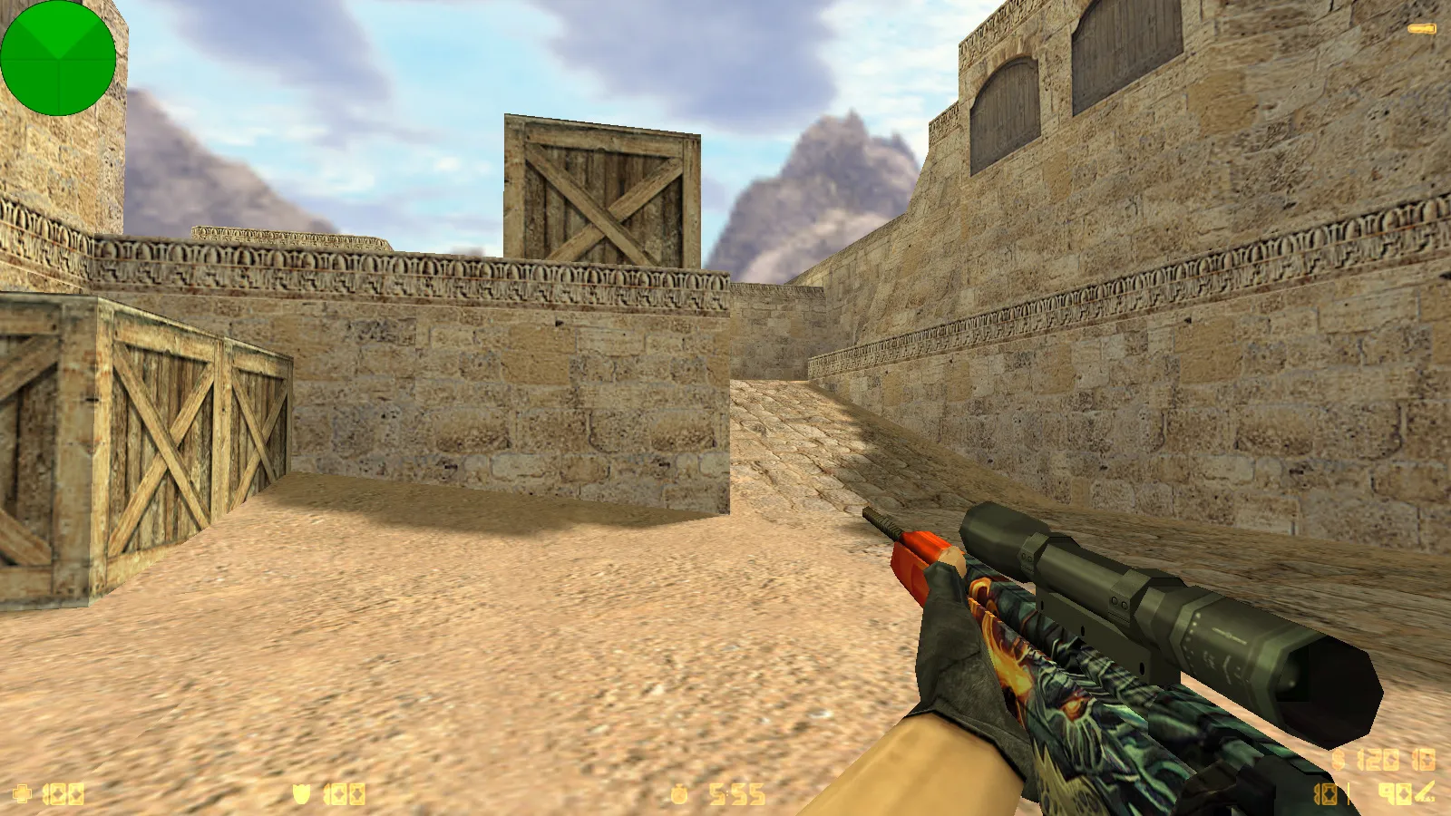 Скриншот  CS 1.6 от Elson: блогерская сборка с 9 новшествами, скины оружия, красные/синие модели, черное меню и оптимизированный конфиг