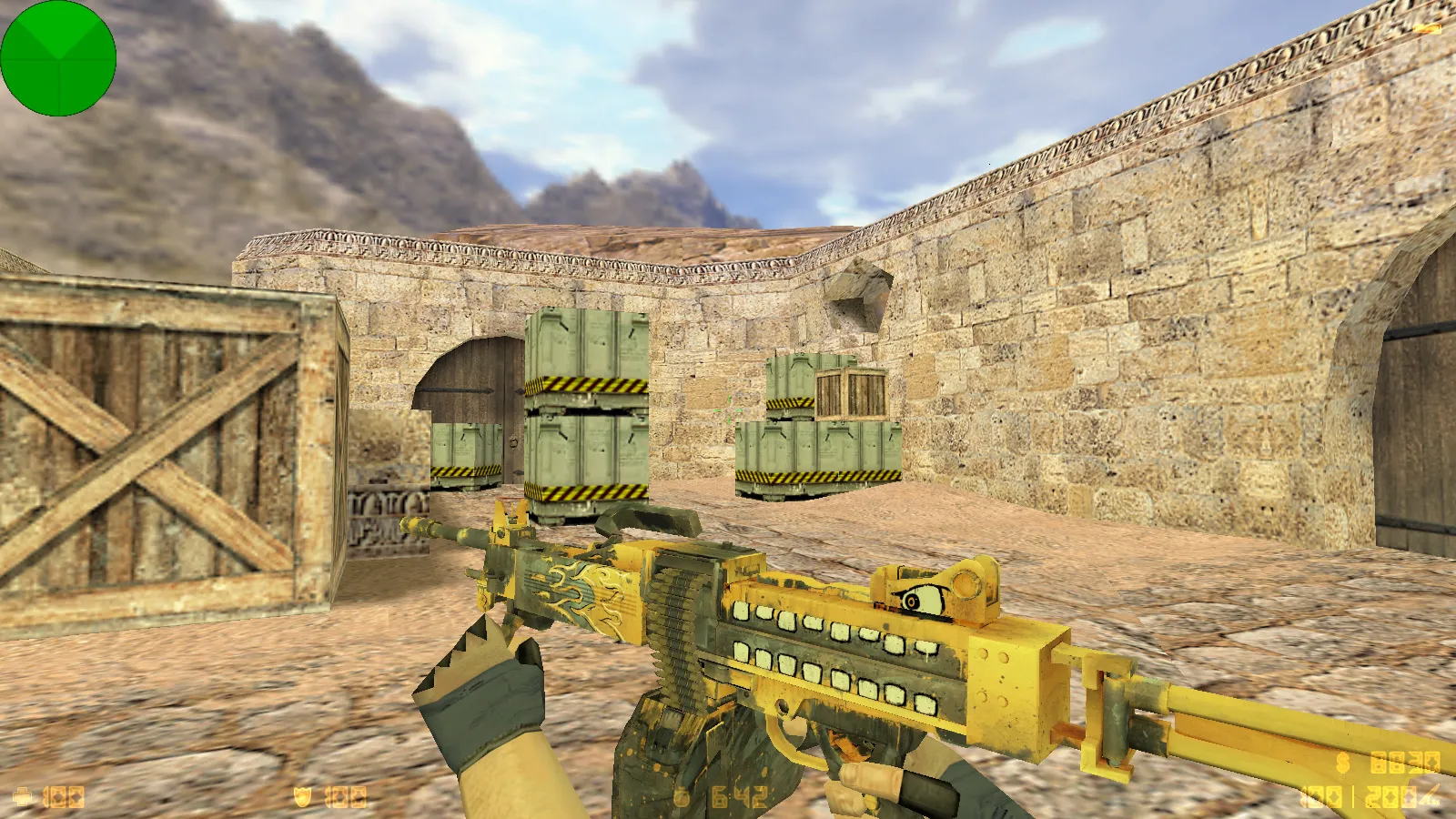 Скриншот  CS 1.6 от Elson: блогерская сборка с 9 новшествами, скины оружия, красные/синие модели, черное меню и оптимизированный конфиг