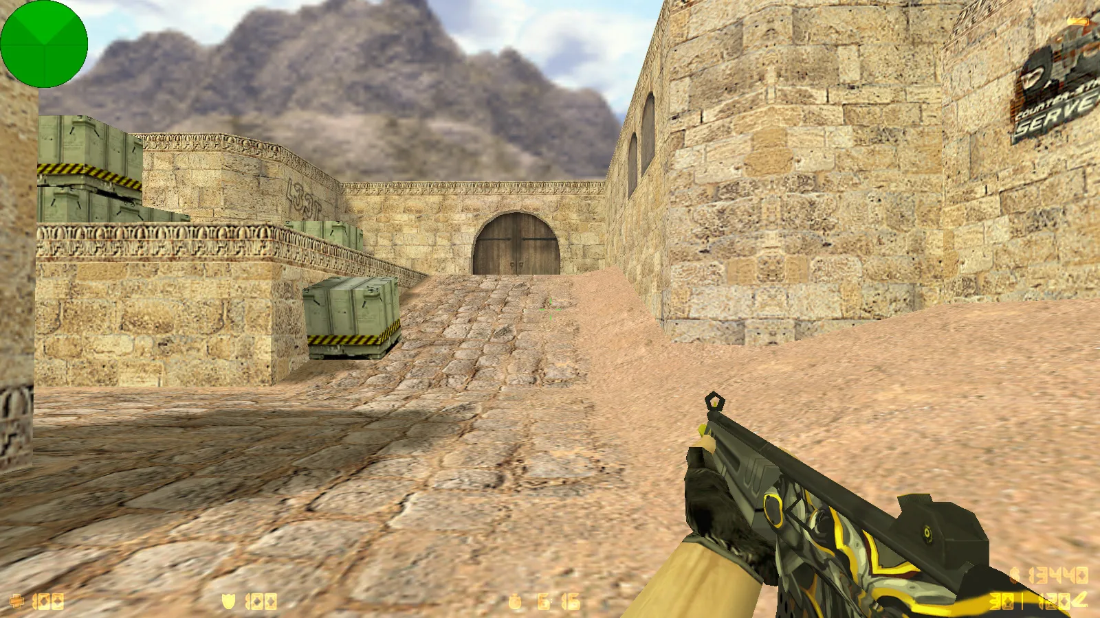 Скриншот  CS 1.6 от Elson: блогерская сборка с 9 новшествами, скины оружия, красные/синие модели, черное меню и оптимизированный конфиг