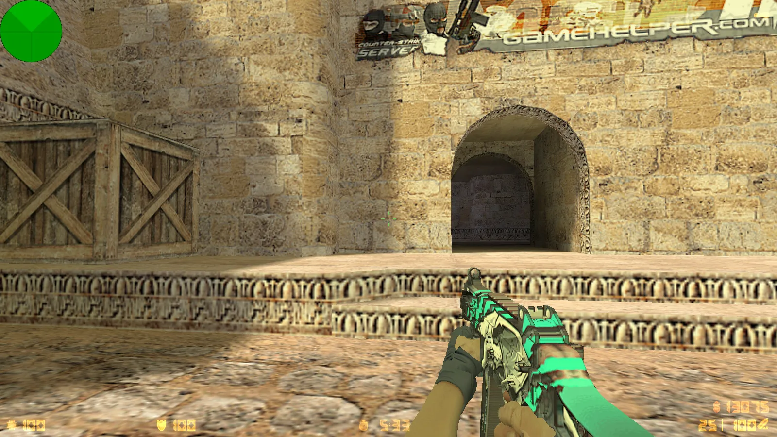 Скриншот  CS 1.6 от Elson: блогерская сборка с 9 новшествами, скины оружия, красные/синие модели, черное меню и оптимизированный конфиг