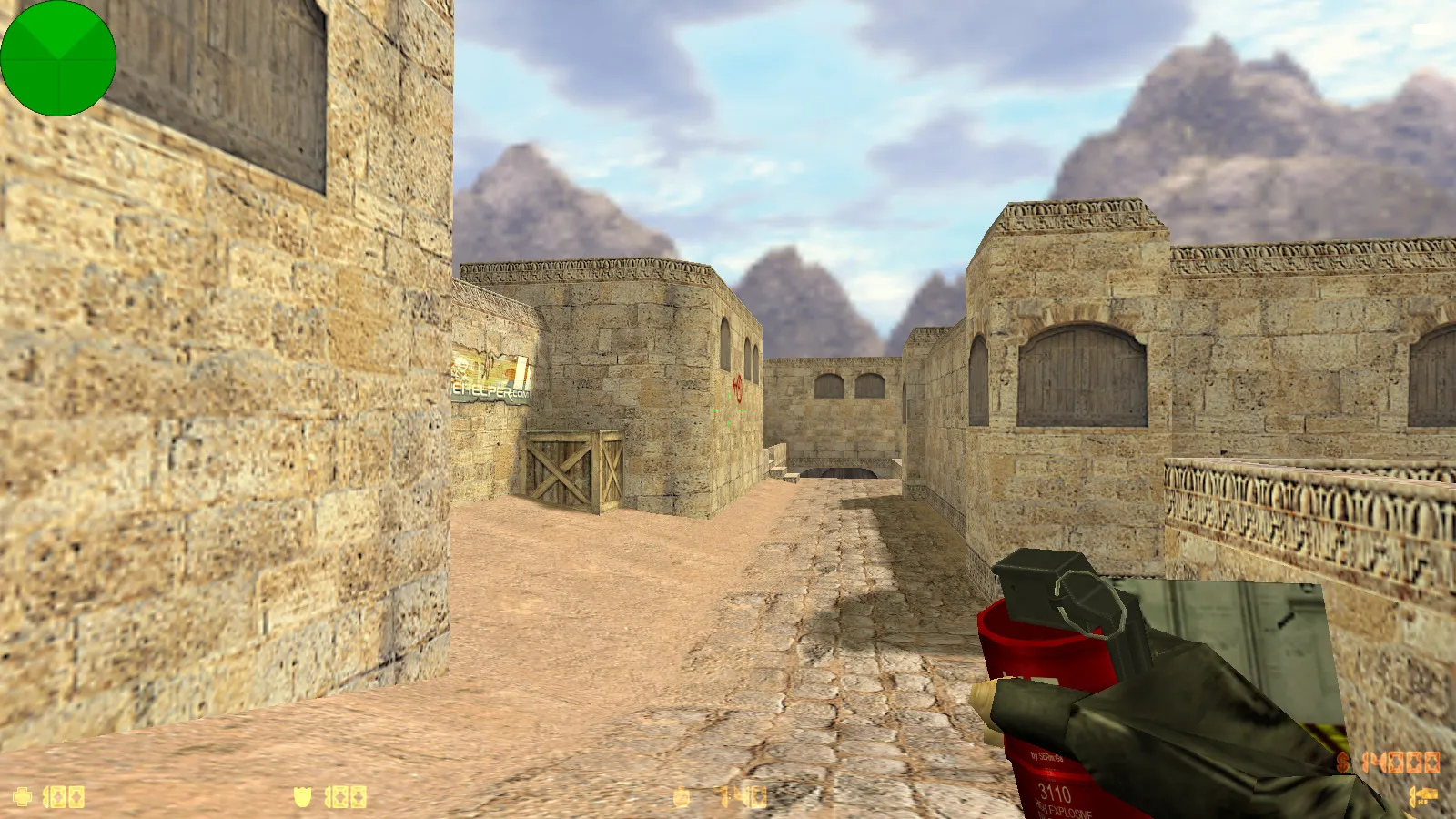 Скриншот  CS 1.6 от Elson: блогерская сборка с 9 новшествами, скины оружия, красные/синие модели, черное меню и оптимизированный конфиг