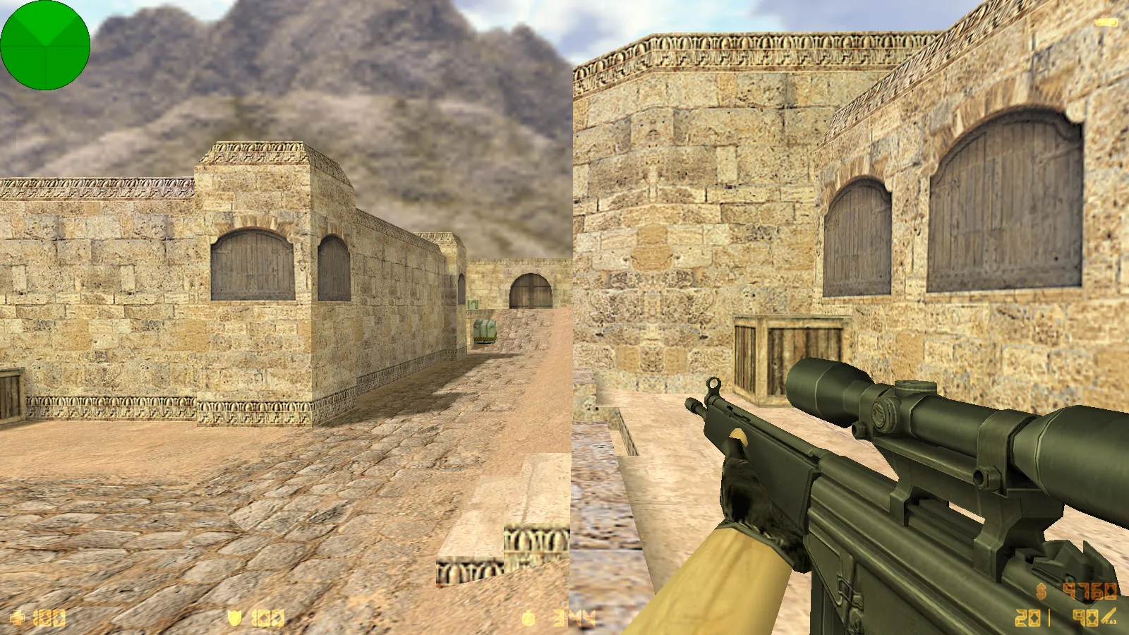 Скриншот  CS 1.6 Energy — сборка с HD оружием, темным меню и оптимизированным конфигом