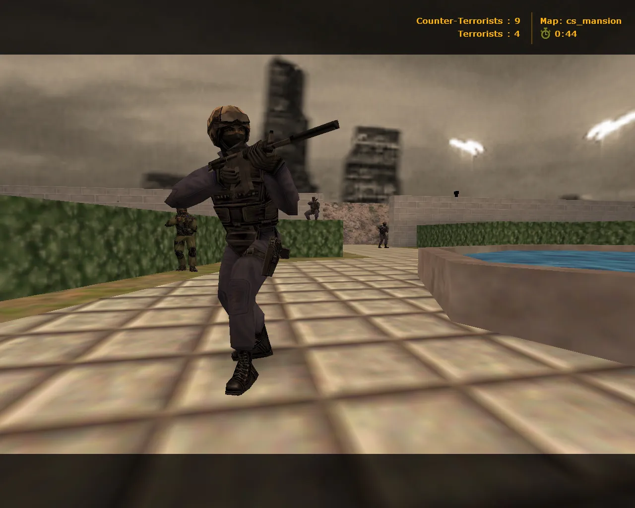 Скриншот  CS 1.6 English Original — оригинальная чистая сборка: версии билд 4554/8610, Steam и Non-Steam, чистый config.cfg, без модов