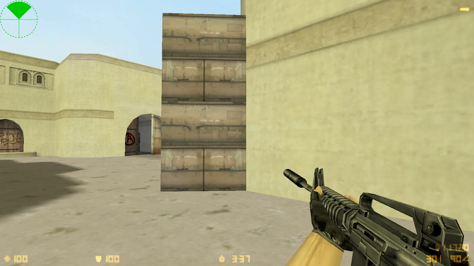 Скриншот CS 1.6 Enhanced: скины и графика, темное меню, улучшенные v_/p_/w_ модели, оптимизированный конфиг