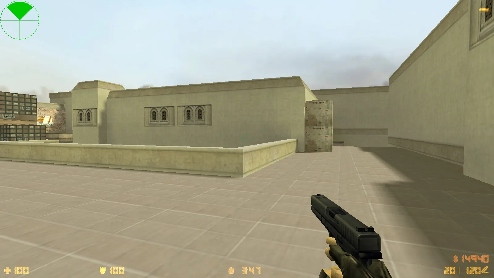 Скриншот  CS 1.6 Enhanced: скины и графика, темное меню, улучшенные v_/p_/w_ модели, оптимизированный конфиг