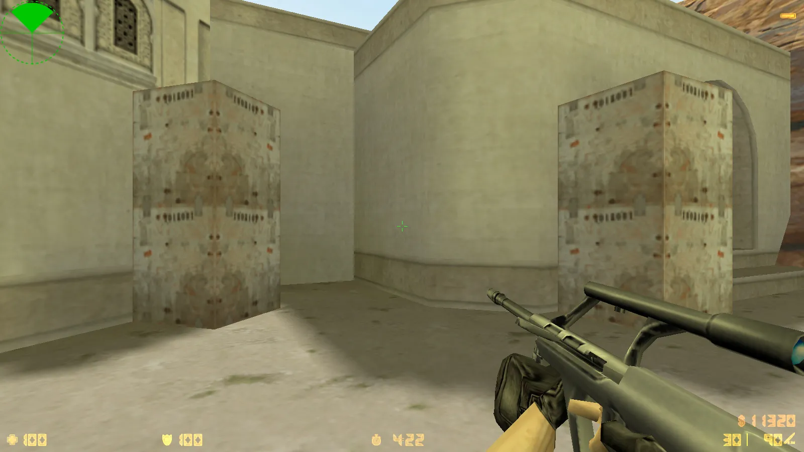 Скриншот  CS 1.6 Enhanced: скины и графика, темное меню, улучшенные v_/p_/w_ модели, оптимизированный конфиг