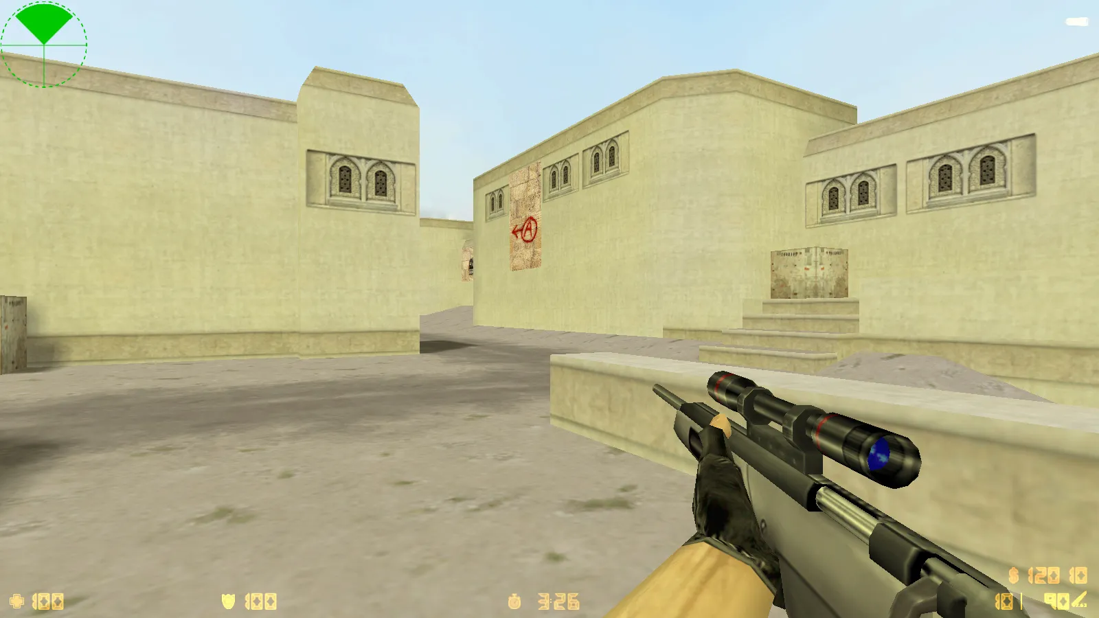 Скриншот  CS 1.6 Enhanced: скины и графика, темное меню, улучшенные v_/p_/w_ модели, оптимизированный конфиг