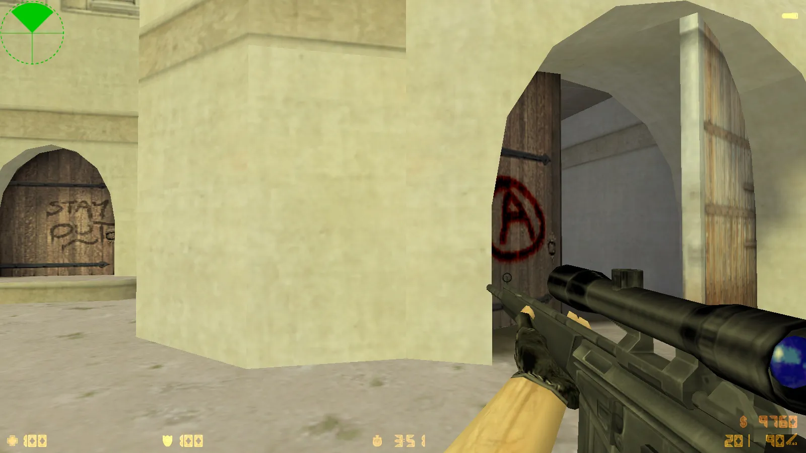 Скриншот  CS 1.6 Enhanced: скины и графика, темное меню, улучшенные v_/p_/w_ модели, оптимизированный конфиг