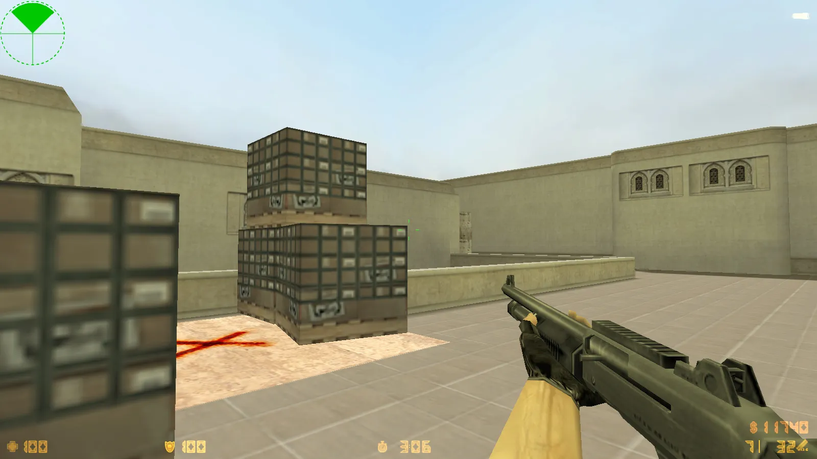 Скриншот  CS 1.6 Enhanced: скины и графика, темное меню, улучшенные v_/p_/w_ модели, оптимизированный конфиг