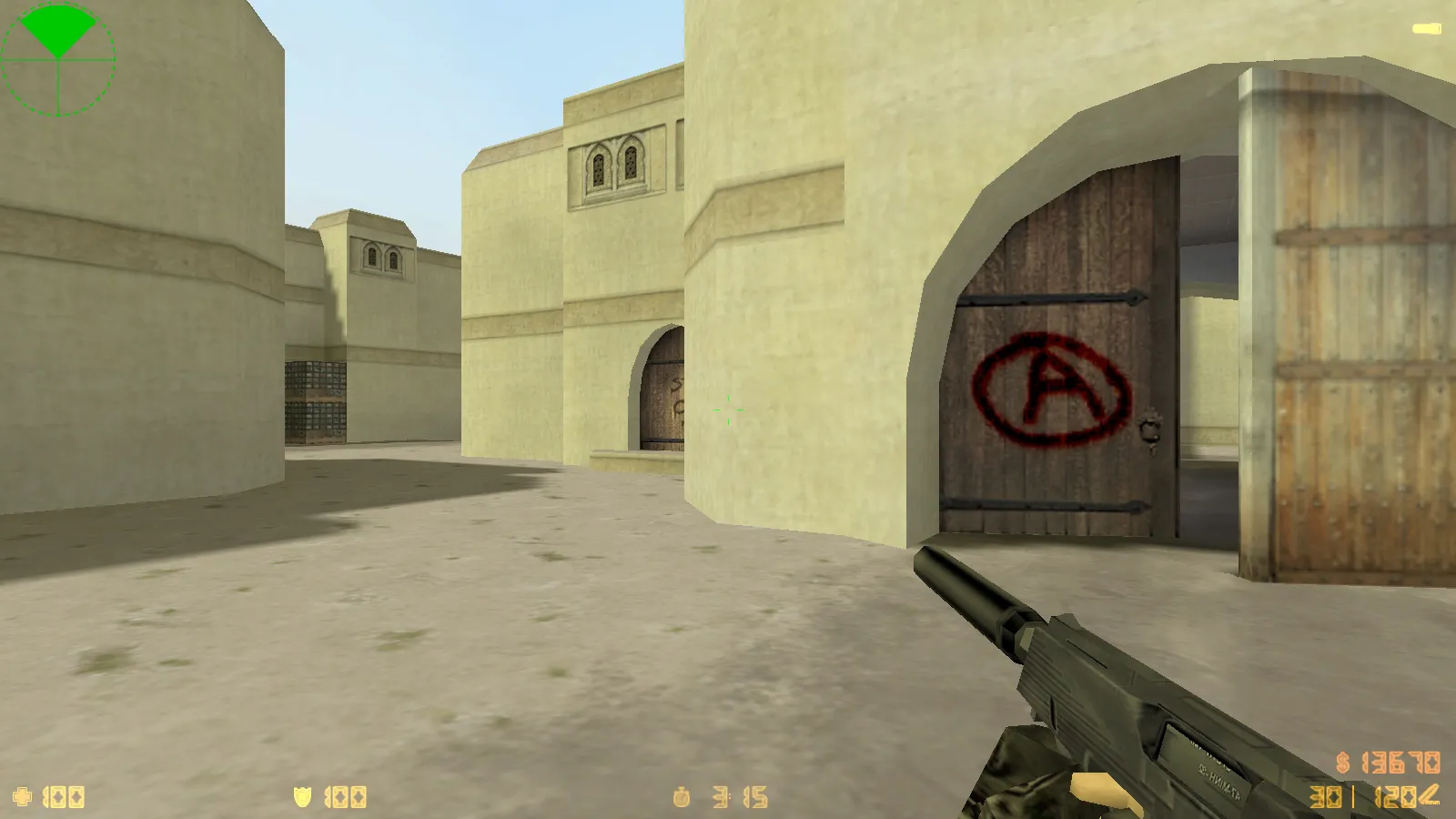 Скриншот  CS 1.6 Enhanced: скины и графика, темное меню, улучшенные v_/p_/w_ модели, оптимизированный конфиг