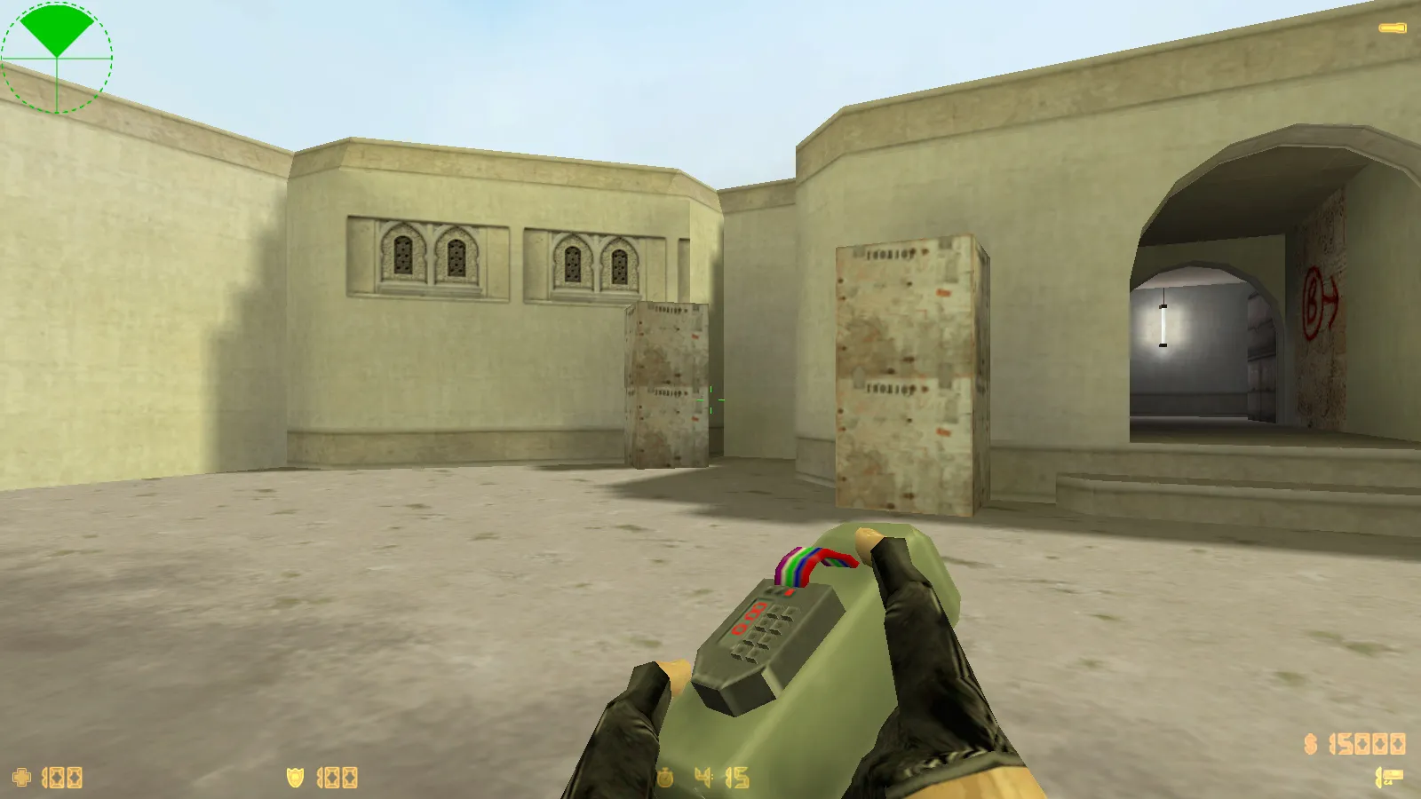 Скриншот  CS 1.6 Enhanced: скины и графика, темное меню, улучшенные v_/p_/w_ модели, оптимизированный конфиг