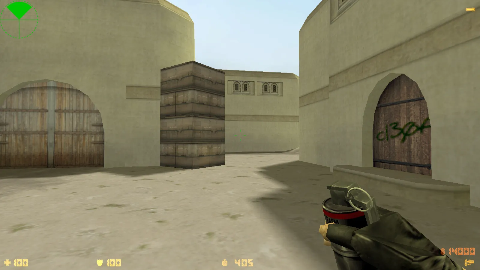 Скриншот  CS 1.6 Enhanced: скины и графика, темное меню, улучшенные v_/p_/w_ модели, оптимизированный конфиг