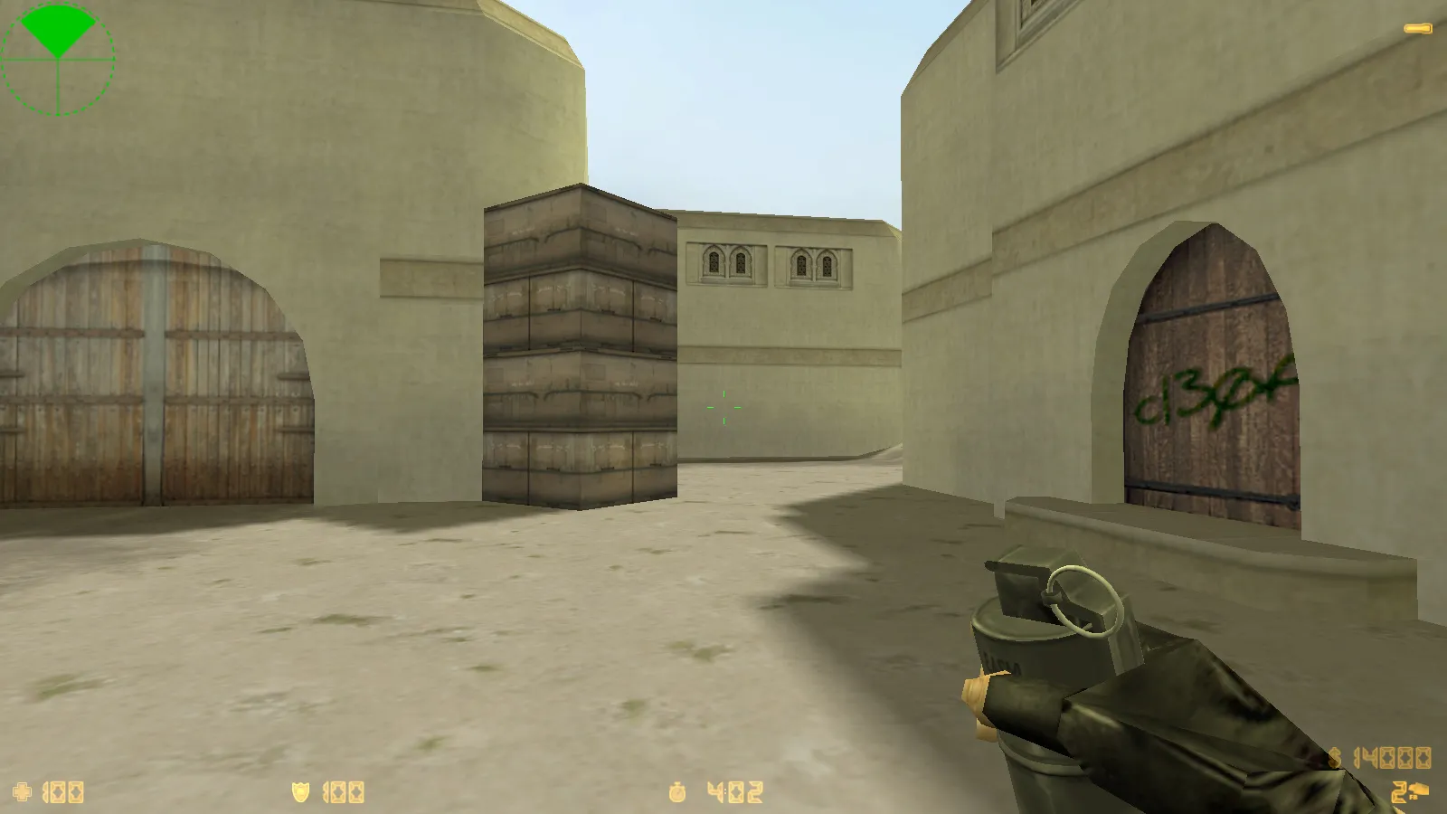 Скриншот  CS 1.6 Enhanced: скины и графика, темное меню, улучшенные v_/p_/w_ модели, оптимизированный конфиг