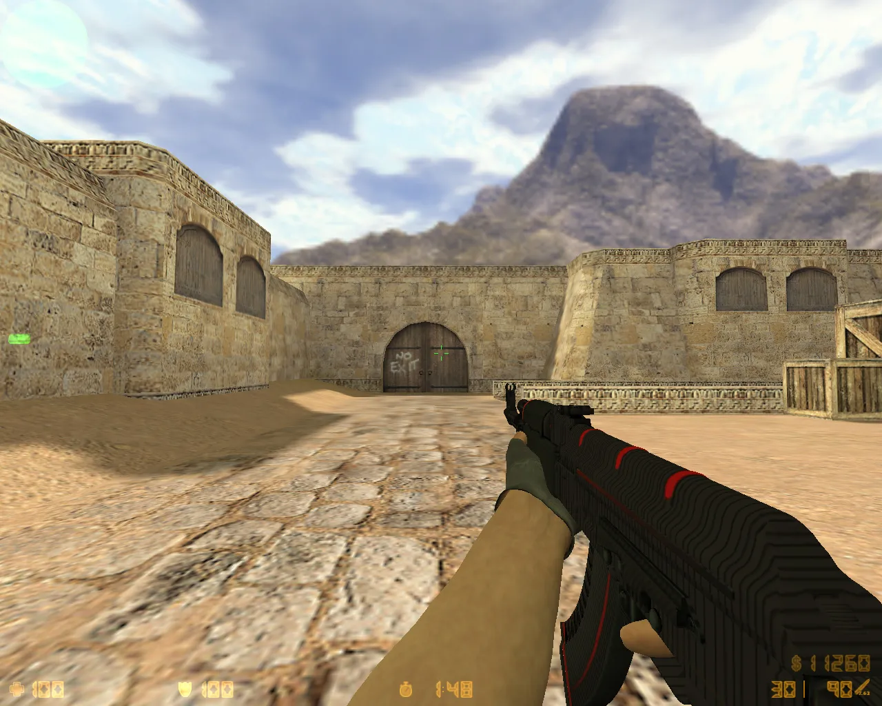 Скриншот CS 1.6 от Енота: блогерская сборка с оптимизированным конфигом, звуками, радарами и скинами оружия v_/p_/w_