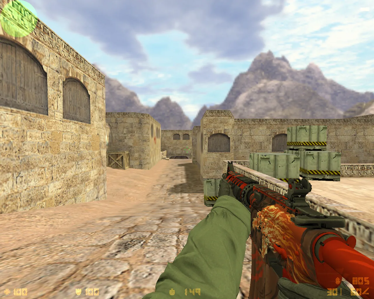 Скриншот  CS 1.6 от Енота: блогерская сборка с оптимизированным конфигом, звуками, радарами и скинами оружия v_/p_/w_