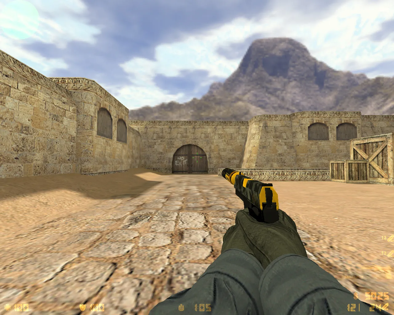 Скриншот  CS 1.6 от Енота: блогерская сборка с оптимизированным конфигом, звуками, радарами и скинами оружия v_/p_/w_