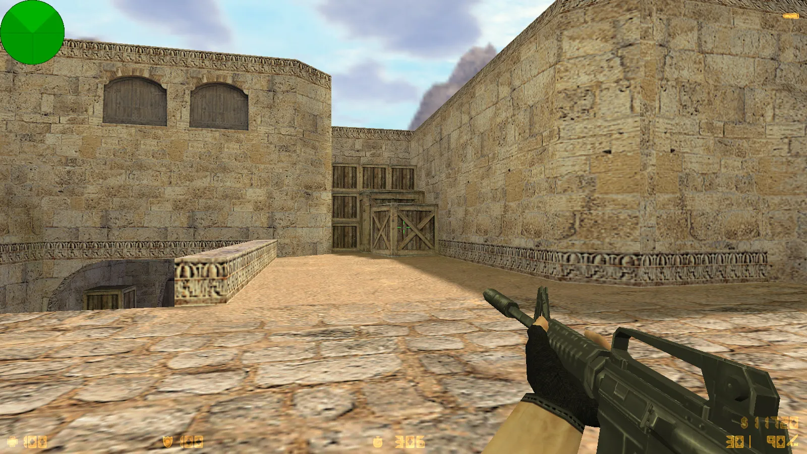 Скриншот CS 1.6 ESC-Gaming: сборка с 6 апгрейдами, улучшенные текстуры оружия v_/p_/w_, скины CT/T и оптимизированный config.cfg