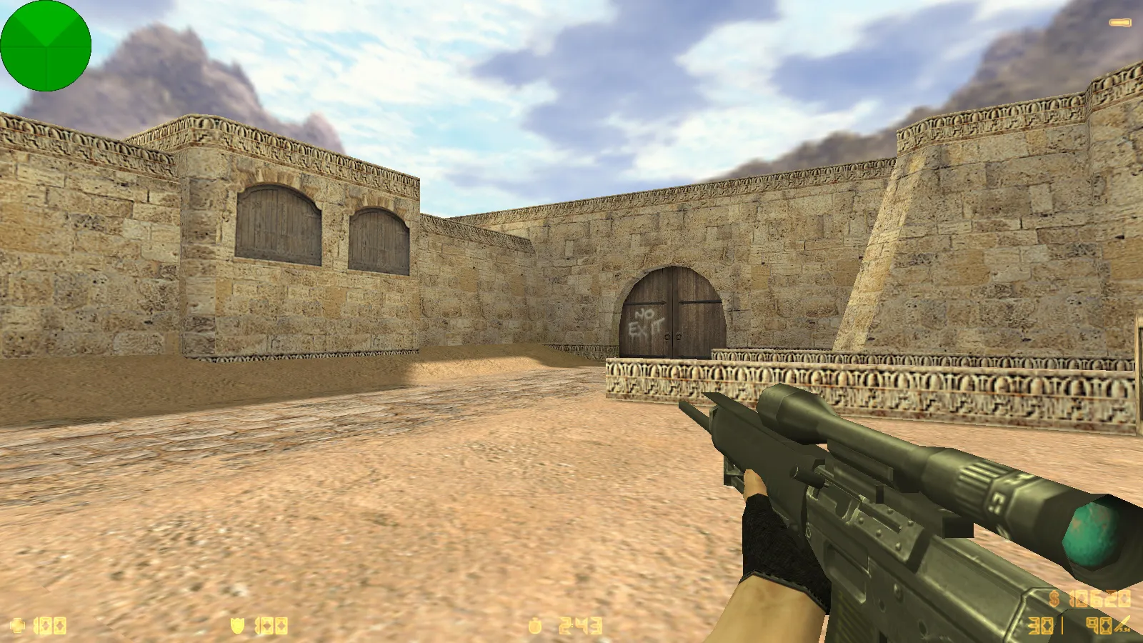 Скриншот  CS 1.6 ESC-Gaming: сборка с 6 апгрейдами, улучшенные текстуры оружия v_/p_/w_, скины CT/T и оптимизированный config.cfg