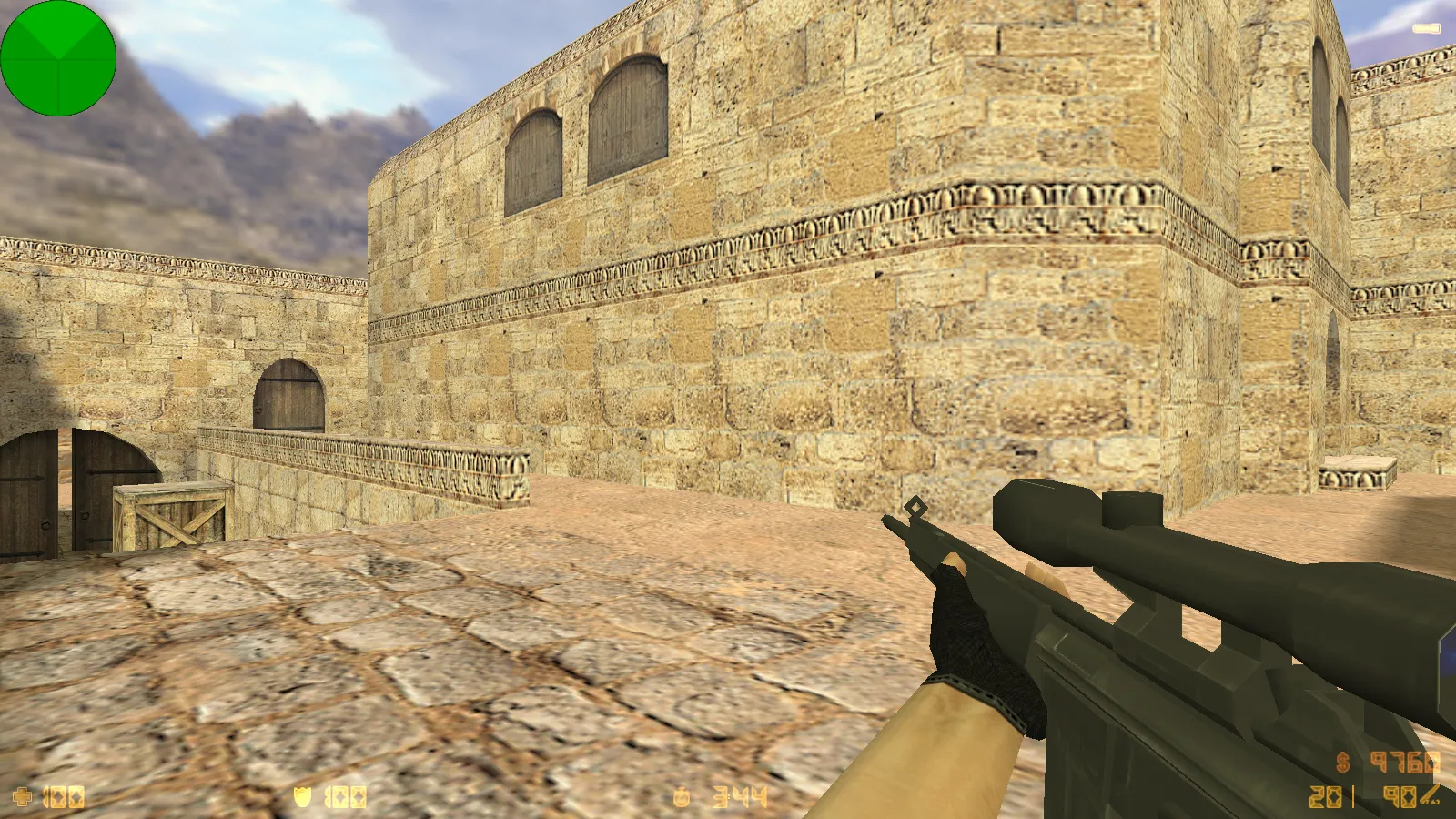 Скриншот  CS 1.6 ESC-Gaming: сборка с 6 апгрейдами, улучшенные текстуры оружия v_/p_/w_, скины CT/T и оптимизированный config.cfg