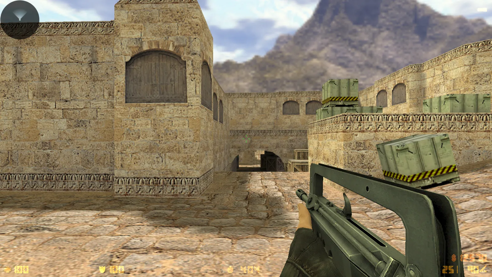 Скриншот  CS 1.6 Essential: сборка CS 1.6 с 29 HD-моделями оружия, темной темой меню, звуками и оптимизированным конфигом