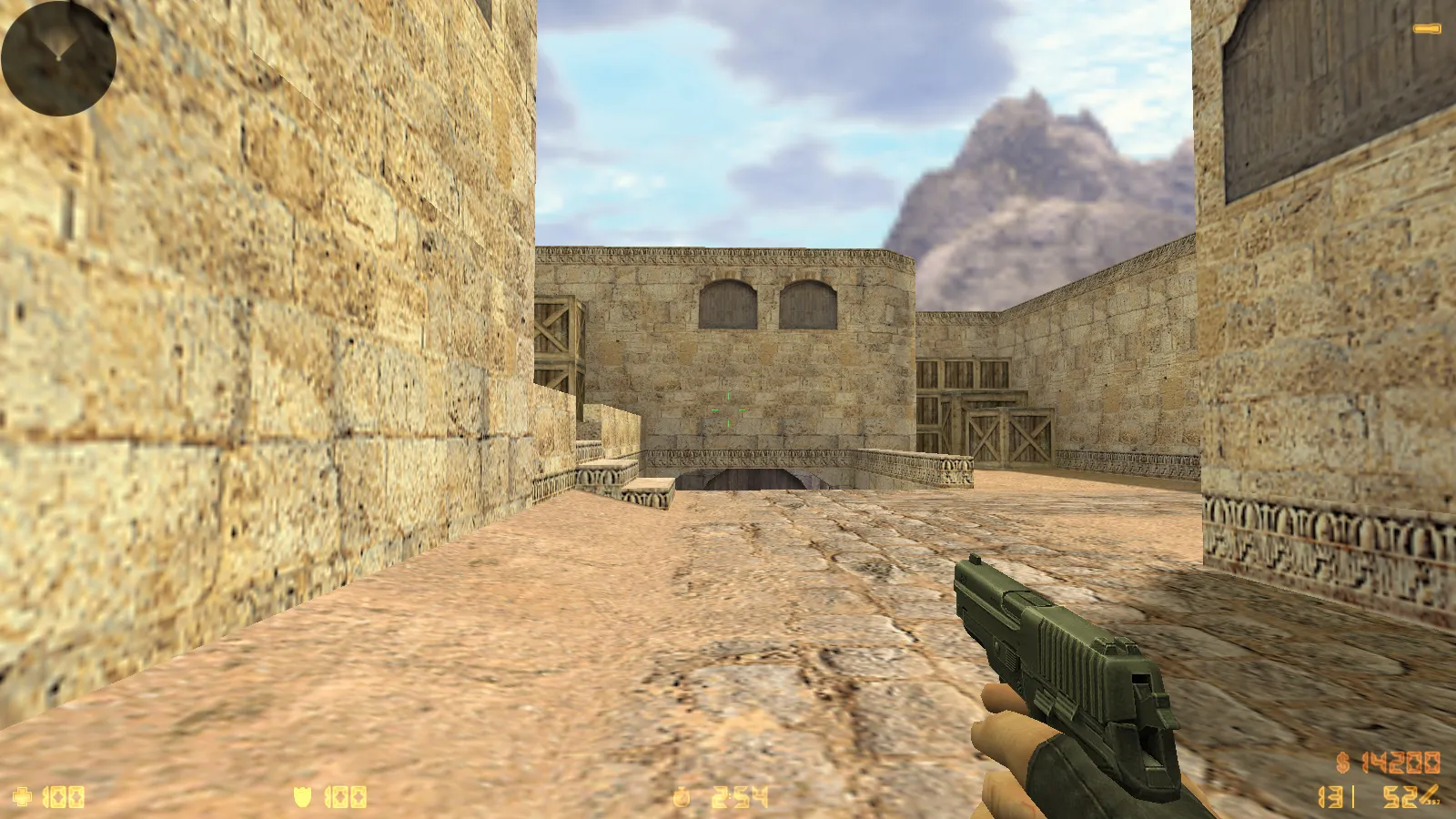 Скриншот  CS 1.6 Essential: сборка CS 1.6 с 29 HD-моделями оружия, темной темой меню, звуками и оптимизированным конфигом