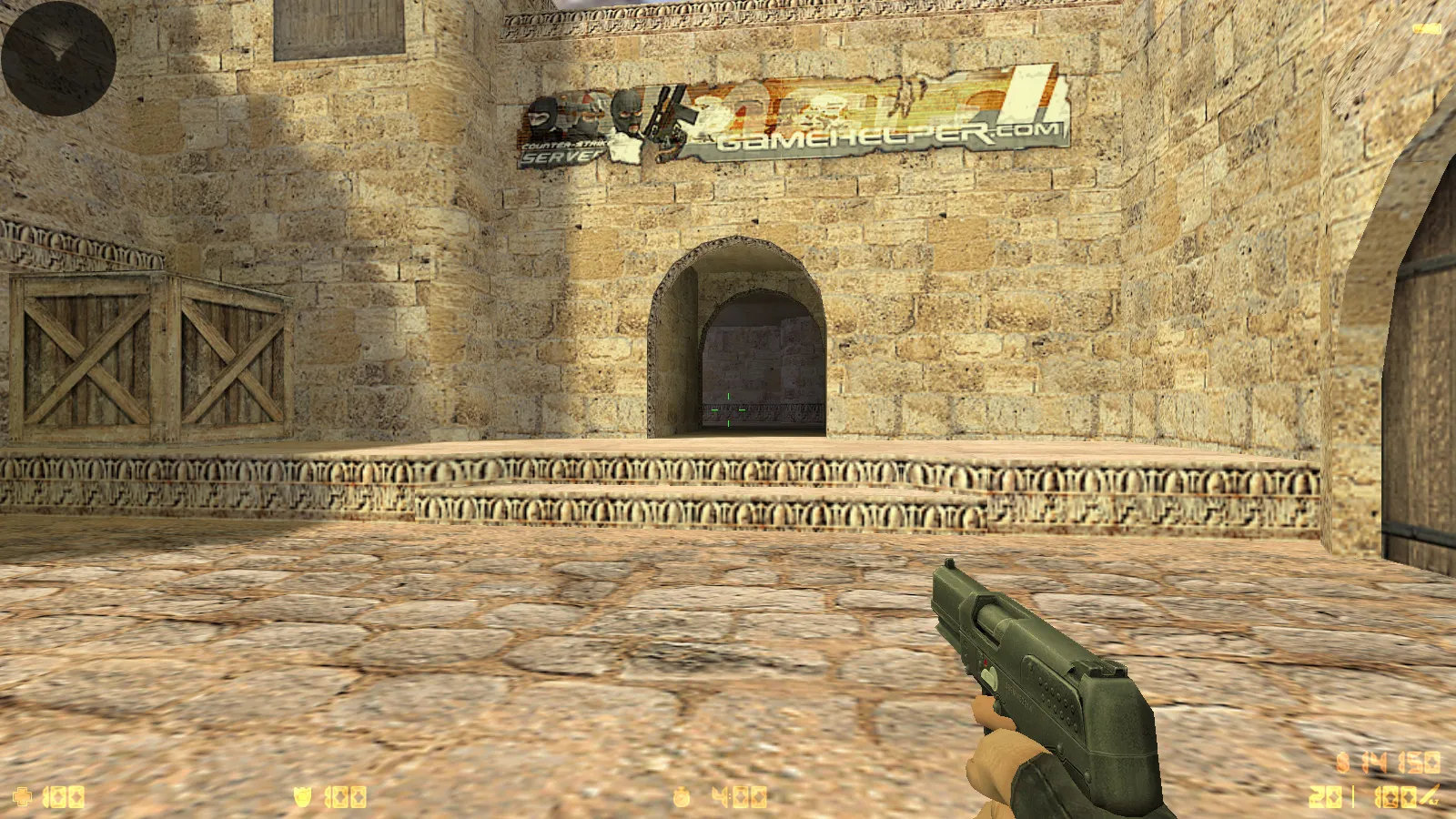 Скриншот  CS 1.6 Essential: сборка CS 1.6 с 29 HD-моделями оружия, темной темой меню, звуками и оптимизированным конфигом