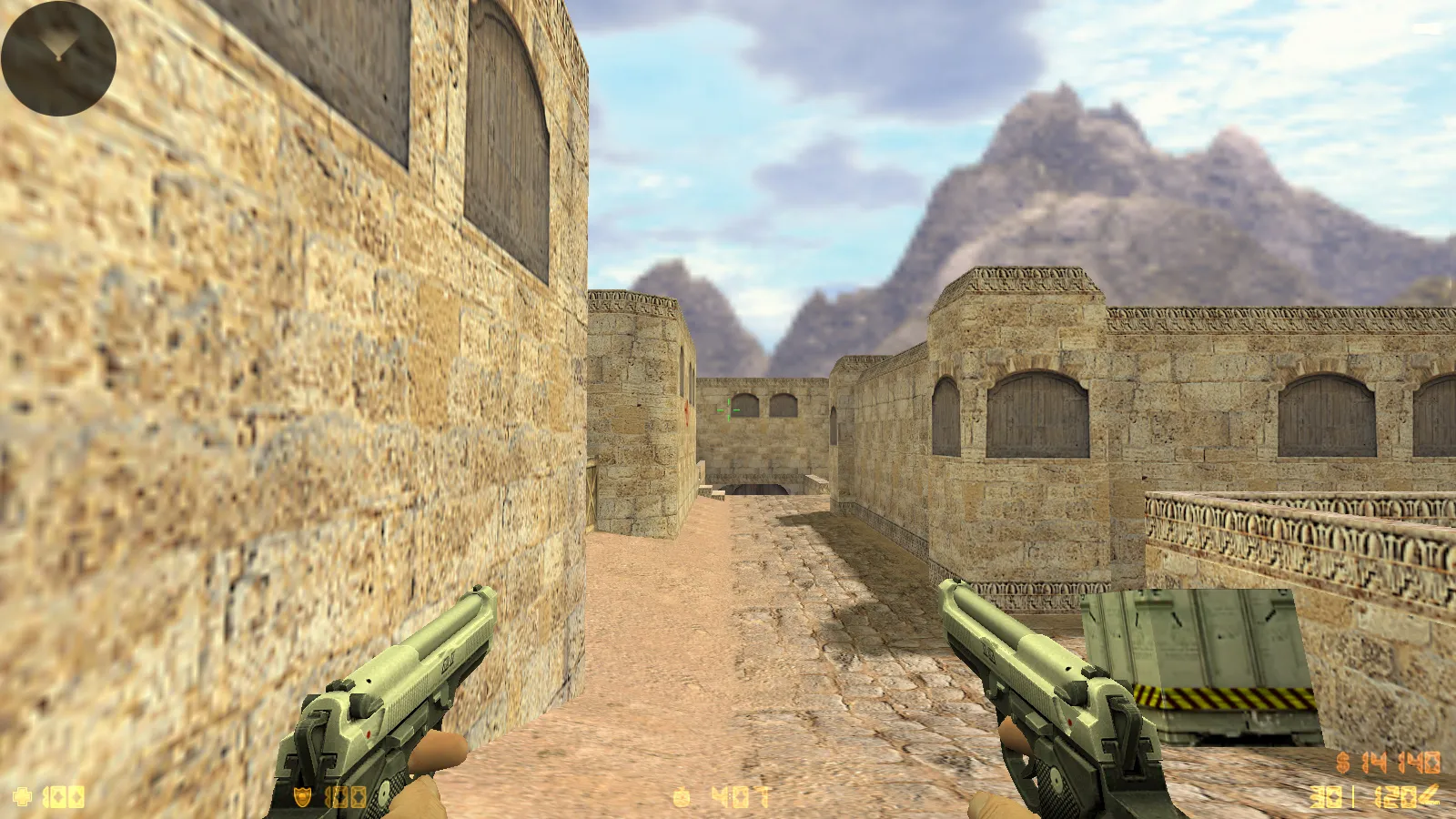 Скриншот  CS 1.6 Essential: сборка CS 1.6 с 29 HD-моделями оружия, темной темой меню, звуками и оптимизированным конфигом