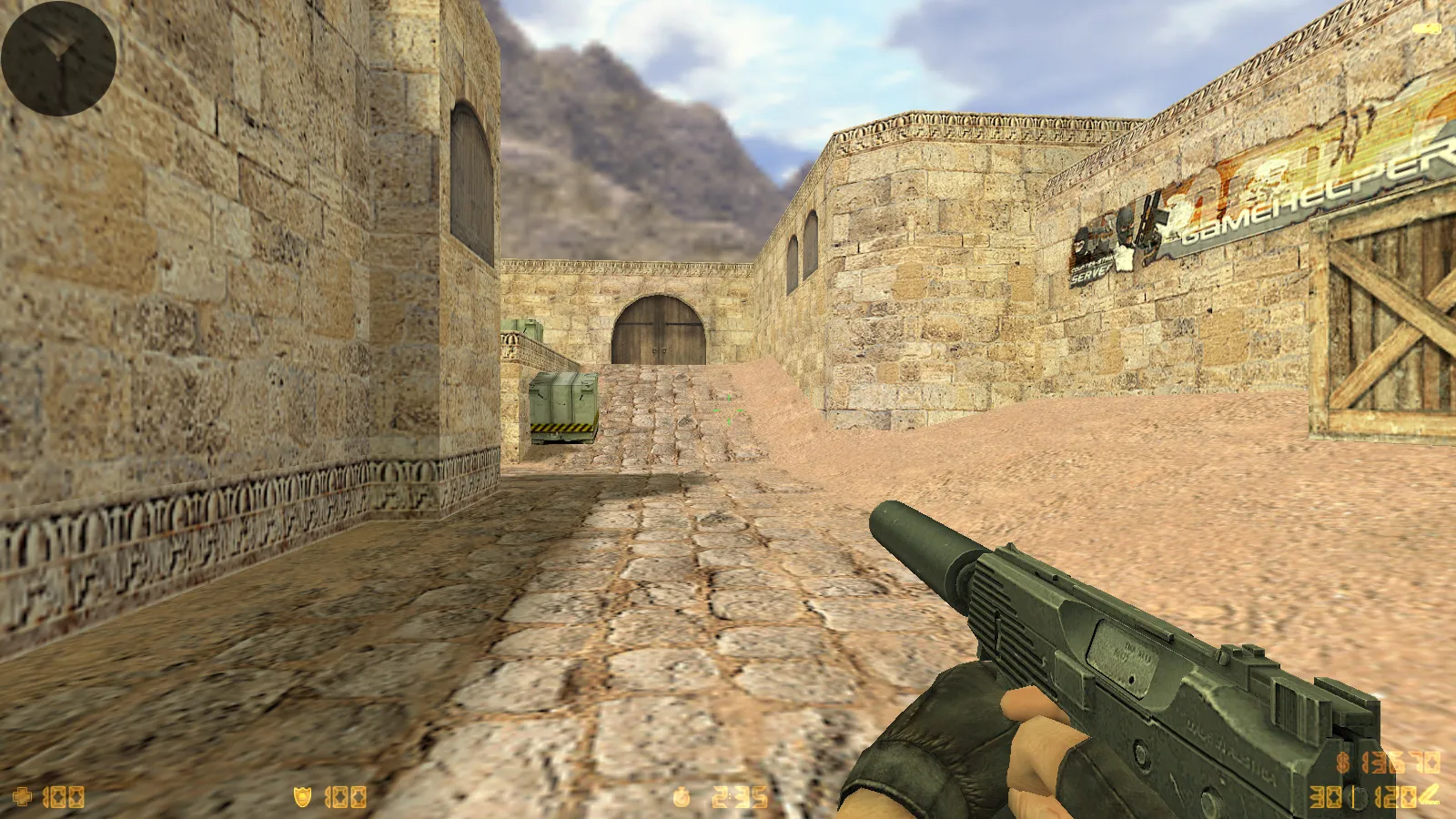 Скриншот  CS 1.6 Essential: сборка CS 1.6 с 29 HD-моделями оружия, темной темой меню, звуками и оптимизированным конфигом