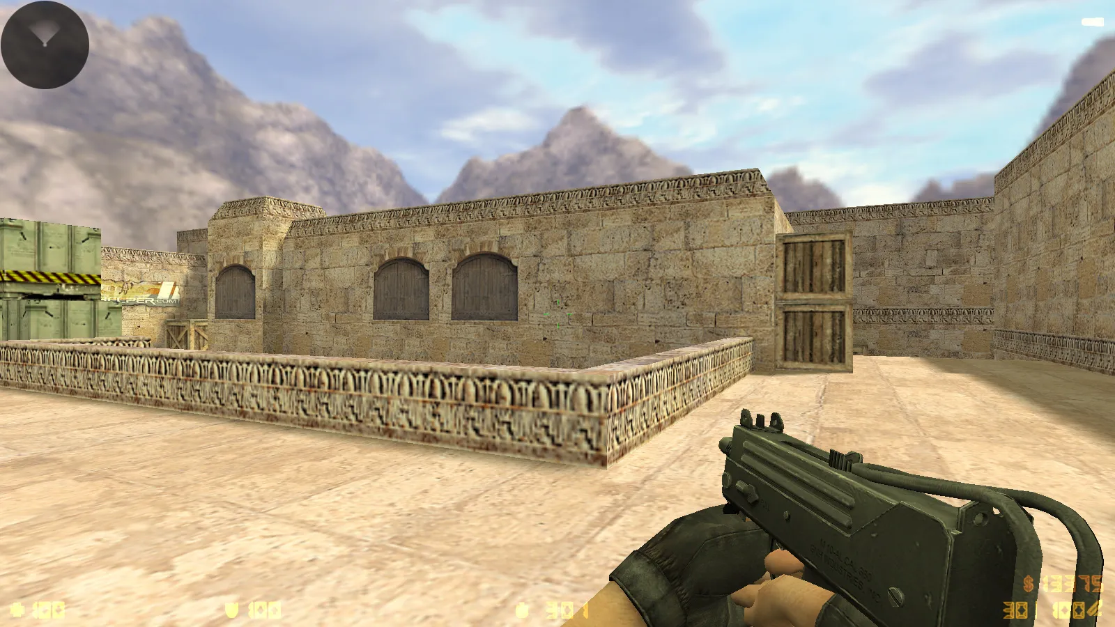 Скриншот  CS 1.6 Essential: сборка CS 1.6 с 29 HD-моделями оружия, темной темой меню, звуками и оптимизированным конфигом