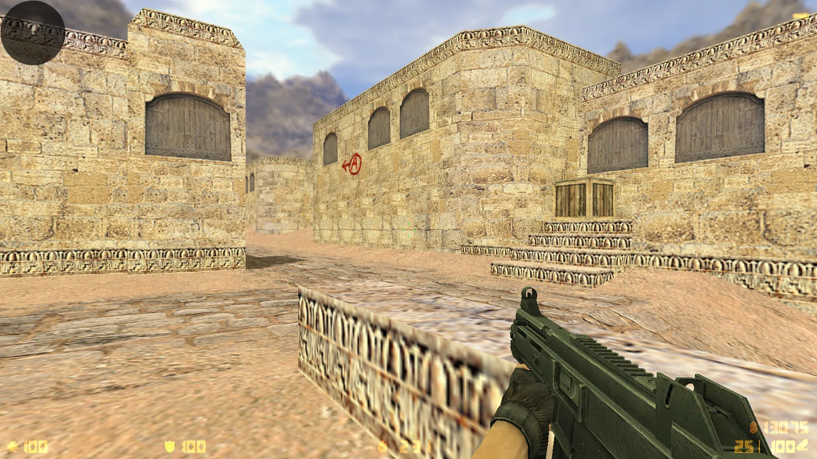 Скриншот  CS 1.6 Essential: сборка CS 1.6 с 29 HD-моделями оружия, темной темой меню, звуками и оптимизированным конфигом