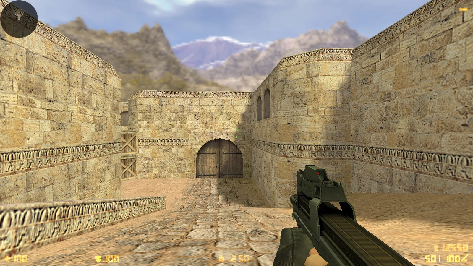 Скриншот  CS 1.6 Essential: сборка CS 1.6 с 29 HD-моделями оружия, темной темой меню, звуками и оптимизированным конфигом