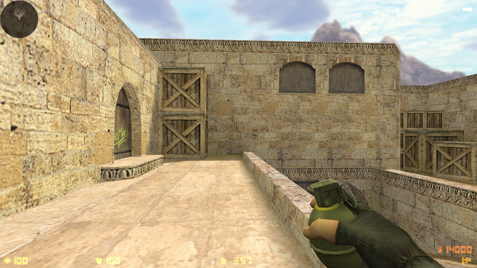 Скриншот  CS 1.6 Essential: сборка CS 1.6 с 29 HD-моделями оружия, темной темой меню, звуками и оптимизированным конфигом