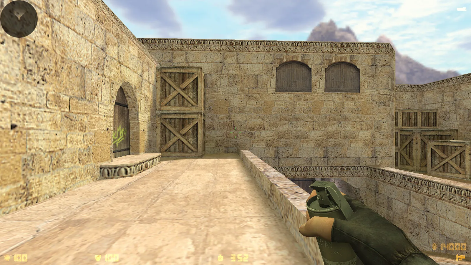 Скриншот  CS 1.6 Essential: сборка CS 1.6 с 29 HD-моделями оружия, темной темой меню, звуками и оптимизированным конфигом