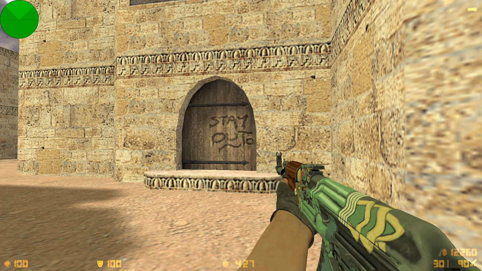 Скриншот CS 1.6 от Evgentor: сборка с 6 нововведениями, темным меню, скинами, музыкой и оптимизированным конфигом