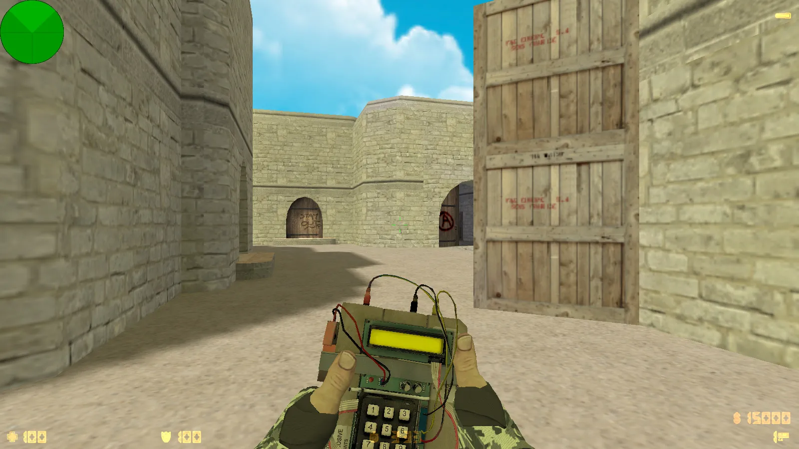 Скриншот  CS 1.6 Evolution: 28 скинов оружия, темное меню, пиксельные руки, обновленные звуки и оптимизированный конфиг