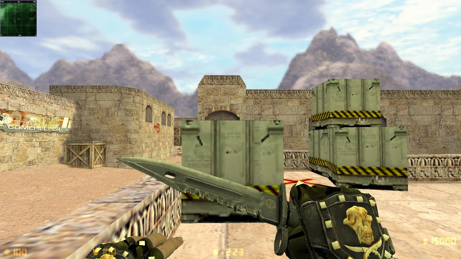 Скриншот CS 1.6 Exclusive — сборка CS 1.6 с 10 модификациями, 30 скинами оружия, перчатками «Бладхаунд | Диверсант», звуками и оптимизированным конфигом