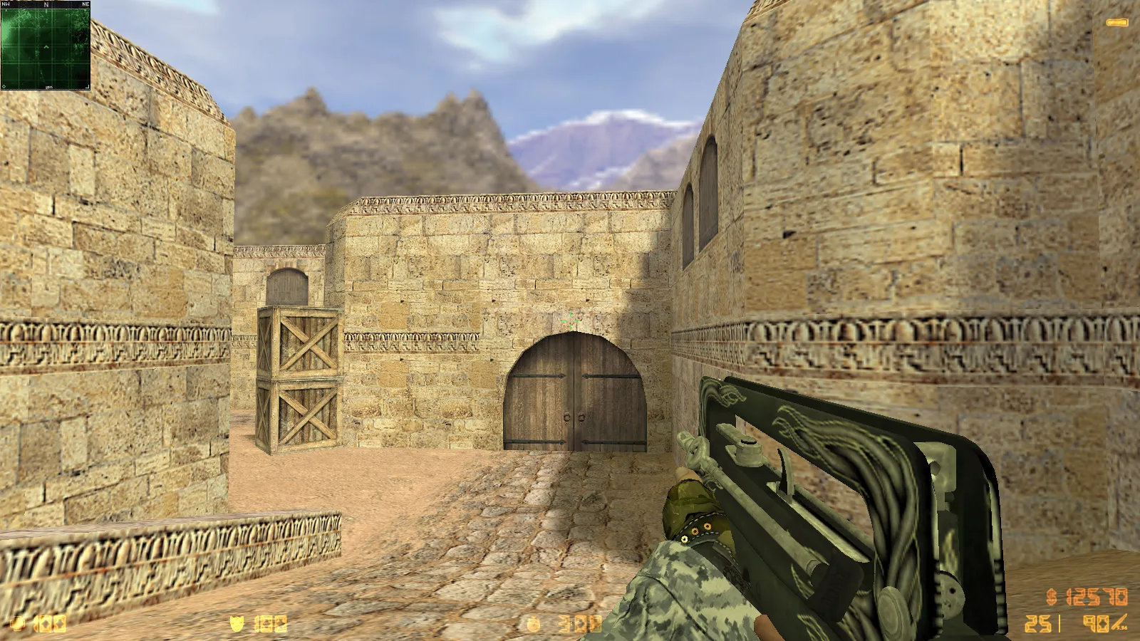 Скриншот  CS 1.6 Exclusive — сборка CS 1.6 с 10 модификациями, 30 скинами оружия, перчатками «Бладхаунд | Диверсант», звуками и оптимизированным конфигом