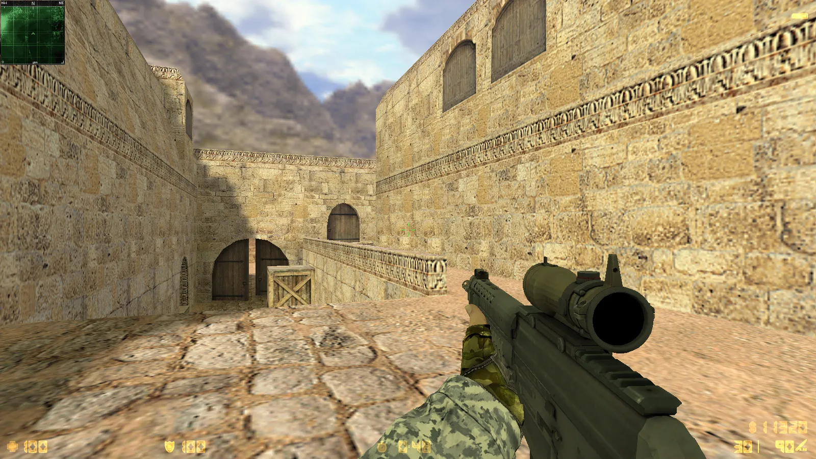 Скриншот  CS 1.6 Exclusive — сборка CS 1.6 с 10 модификациями, 30 скинами оружия, перчатками «Бладхаунд | Диверсант», звуками и оптимизированным конфигом