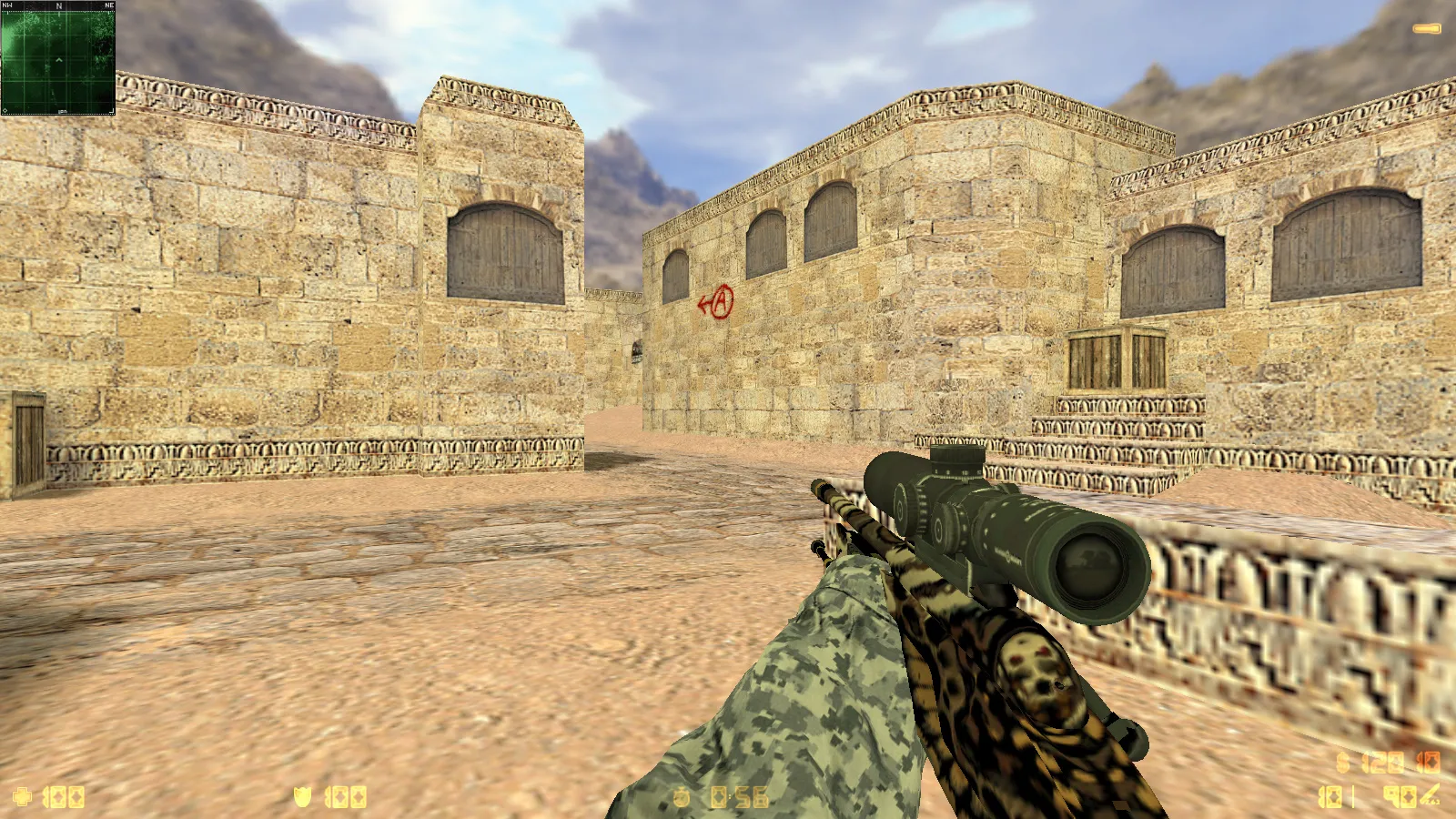 Скриншот  CS 1.6 Exclusive — сборка CS 1.6 с 10 модификациями, 30 скинами оружия, перчатками «Бладхаунд | Диверсант», звуками и оптимизированным конфигом