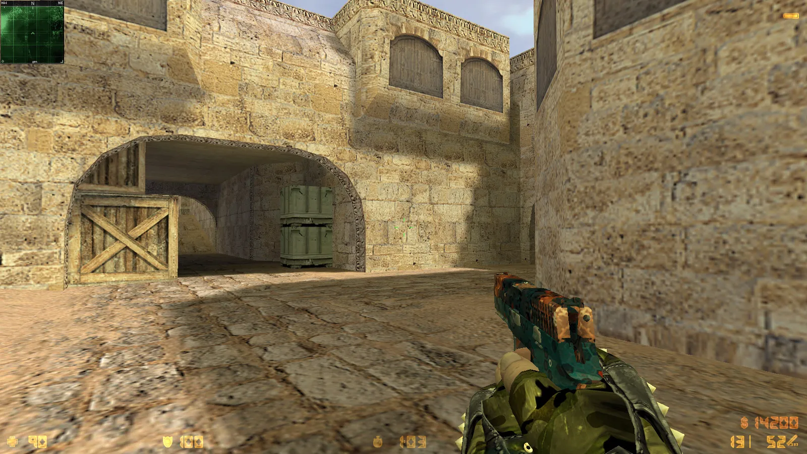 Скриншот  CS 1.6 Exclusive — сборка CS 1.6 с 10 модификациями, 30 скинами оружия, перчатками «Бладхаунд | Диверсант», звуками и оптимизированным конфигом