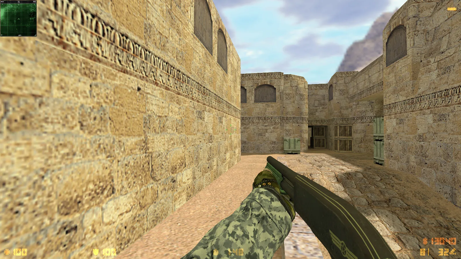 Скриншот  CS 1.6 Exclusive — сборка CS 1.6 с 10 модификациями, 30 скинами оружия, перчатками «Бладхаунд | Диверсант», звуками и оптимизированным конфигом