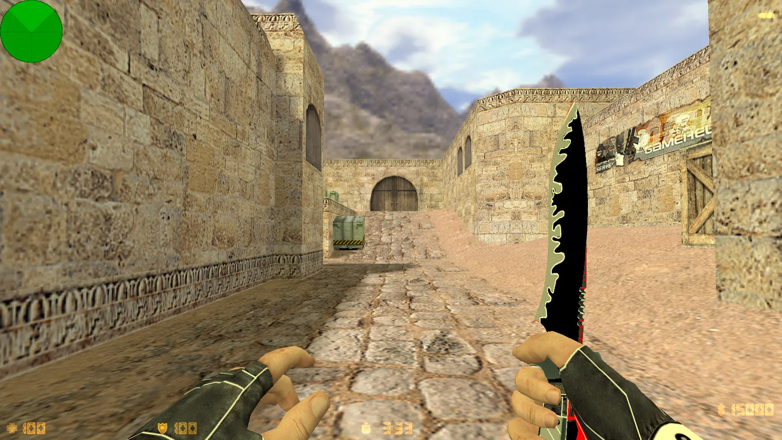 Скриншот CS 1.6 Расширенная: 30 золотых моделей оружия, темная тема меню, оптимизированный config и стабильная работа на Windows