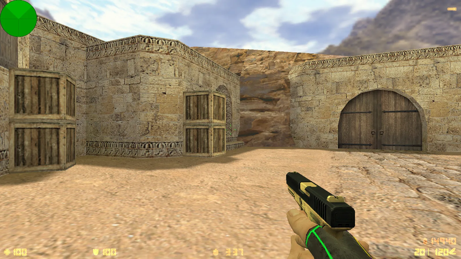 Скриншот  CS 1.6 Расширенная: 30 золотых моделей оружия, темная тема меню, оптимизированный config и стабильная работа на Windows