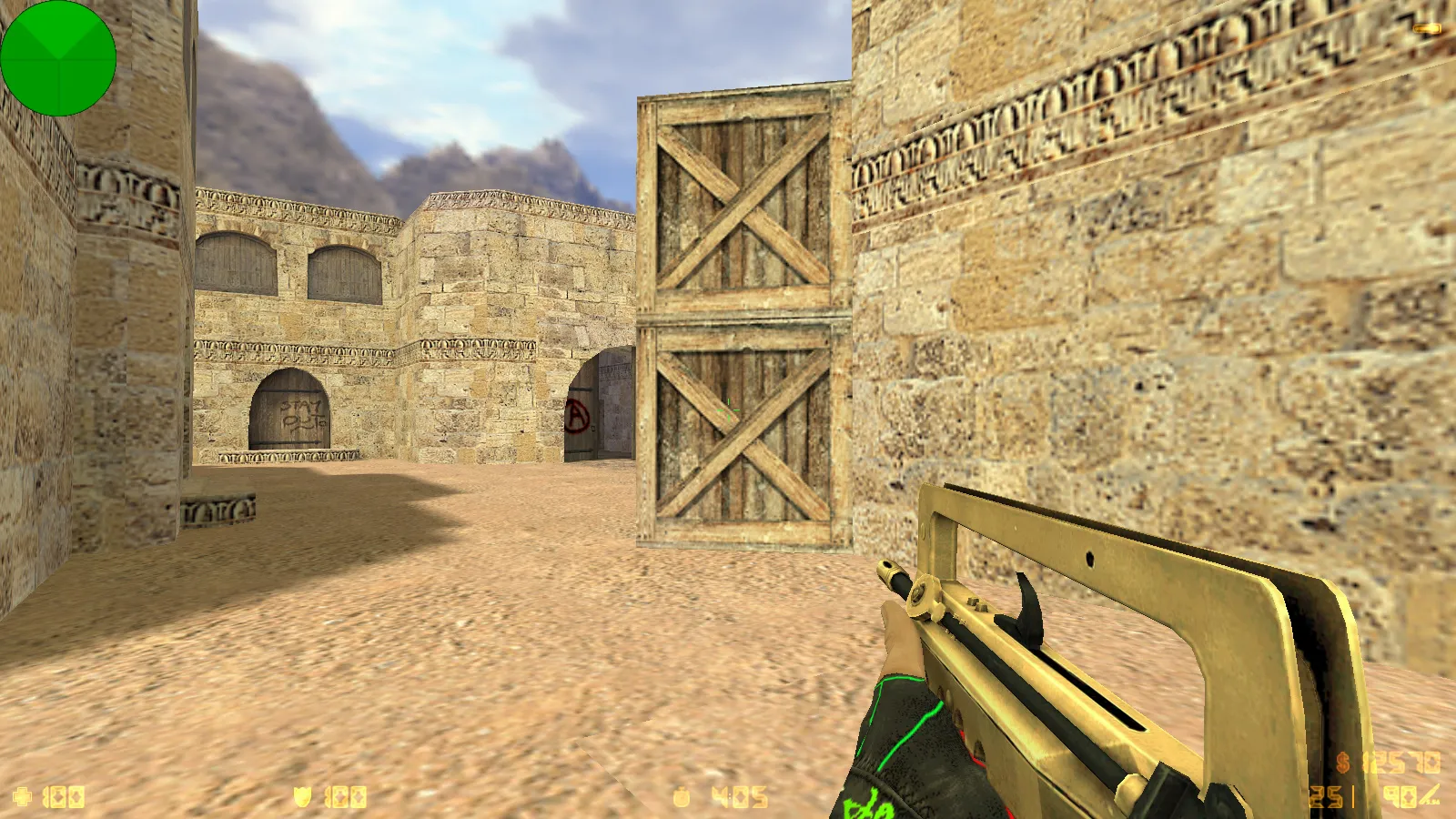 Скриншот  CS 1.6 Расширенная: 30 золотых моделей оружия, темная тема меню, оптимизированный config и стабильная работа на Windows